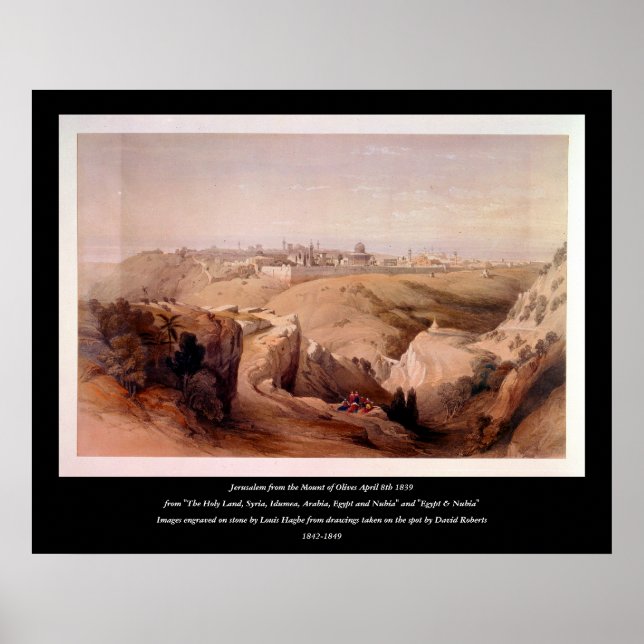 Engraved on stone by Louis Haghe Poster (Front)