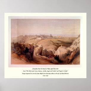 Engraved on stone by Louis Haghe Poster