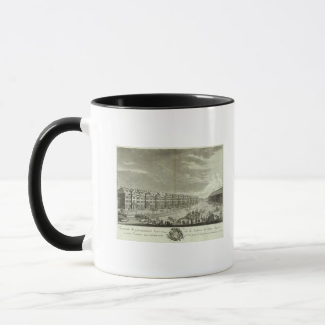 Engraved View of Saint Petersburg 2 Mug (Left)