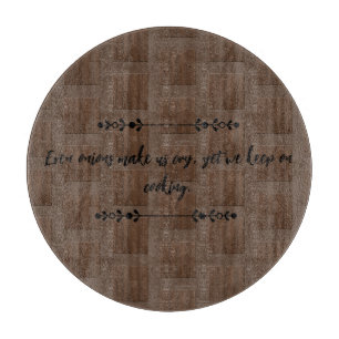 Engraved Wooden Cutting Board, "Even Onions Make U Board