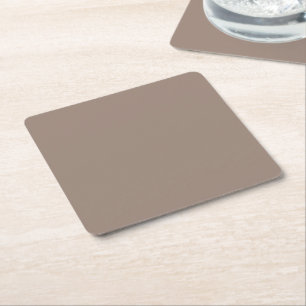 Enhance Your Living Room Style with a Brown  Square Paper Coaster