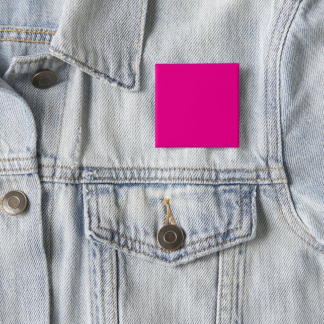 Enhance Your Space with a Pink Background 15 Cm Square Badge (In Situ)