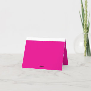 Enhance Your Space with a Pink Background Thank You Card
