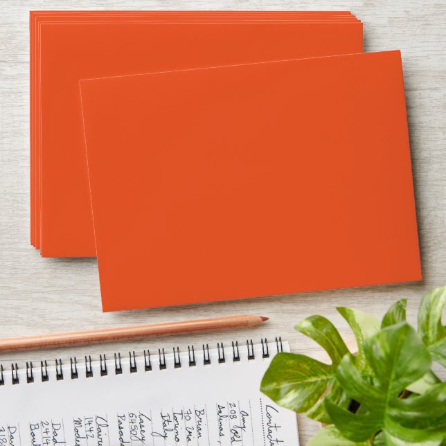 Enhance Your Space with an Eye-Catching Orange Envelope (Stacked)