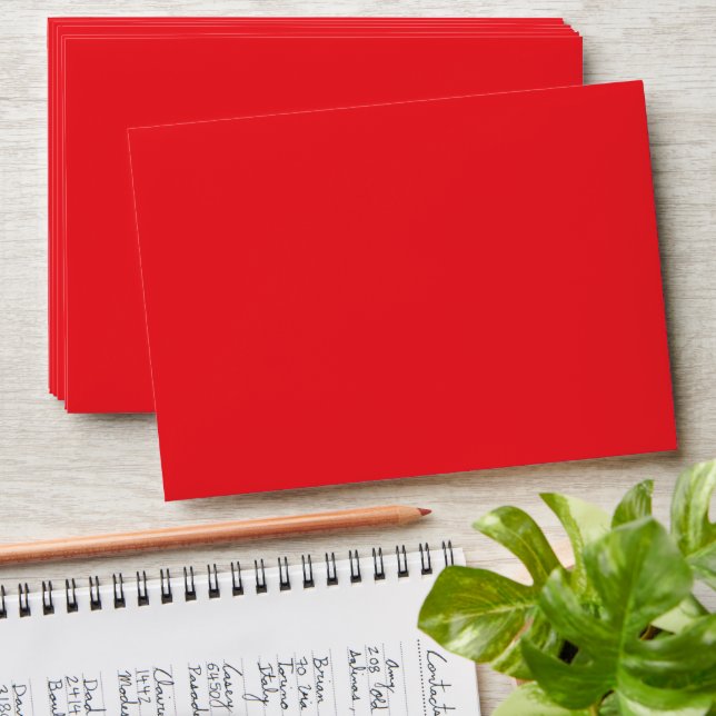 Enhance Your Website Banner with Red Background  Envelope (Stacked)