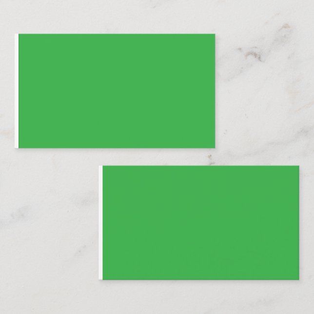 Enhance Your Website with a Green Background Calling Card (Front/Back)