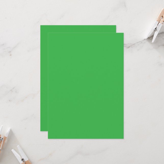 Enhance Your Website with a Green Background Invitation (Front/Back In Situ)