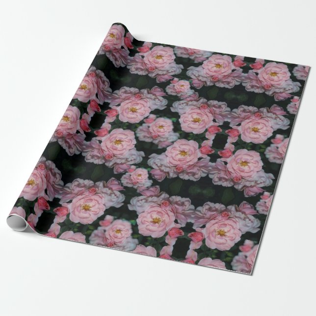 Enid's Rose Wrapping Paper (Unrolled)