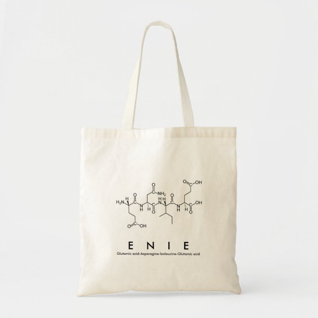 Enie peptide name bag (Front)