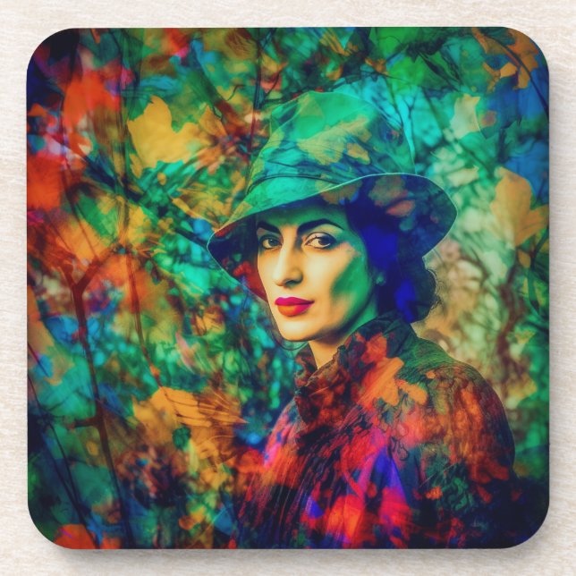 Enigma in Autumn  Coaster (Front)