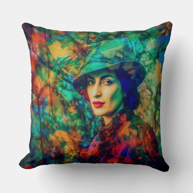 Enigma in Autumn  Cushion (Front)