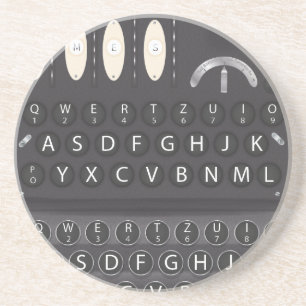 Enigma Machine Coaster