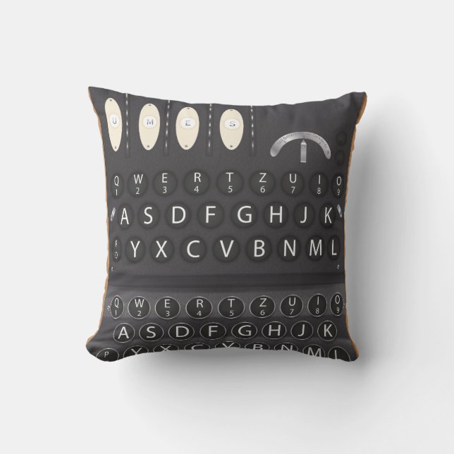 Enigma Machine Cushion (Front)