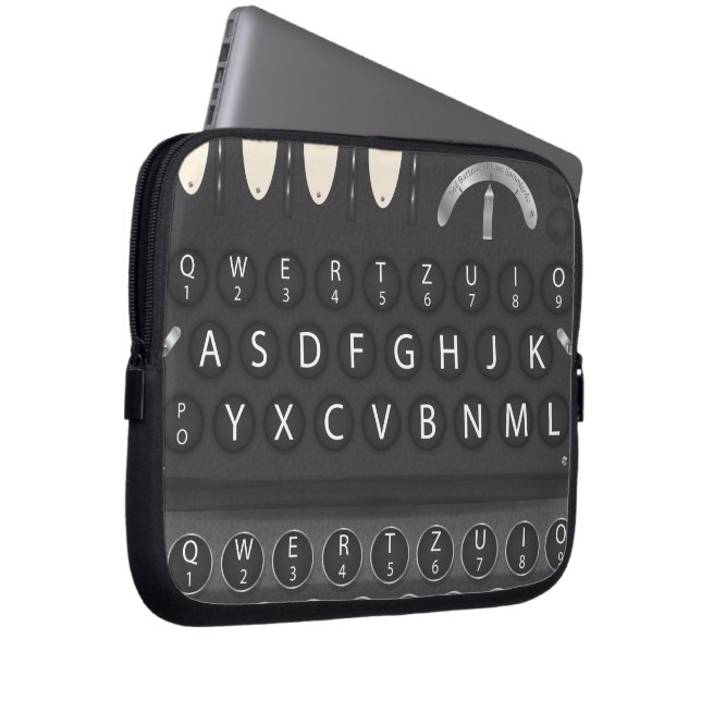 Enigma Machine Laptop Sleeve (Front Right)