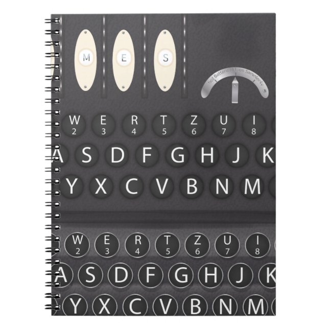 Enigma Machine Notebook (Front)