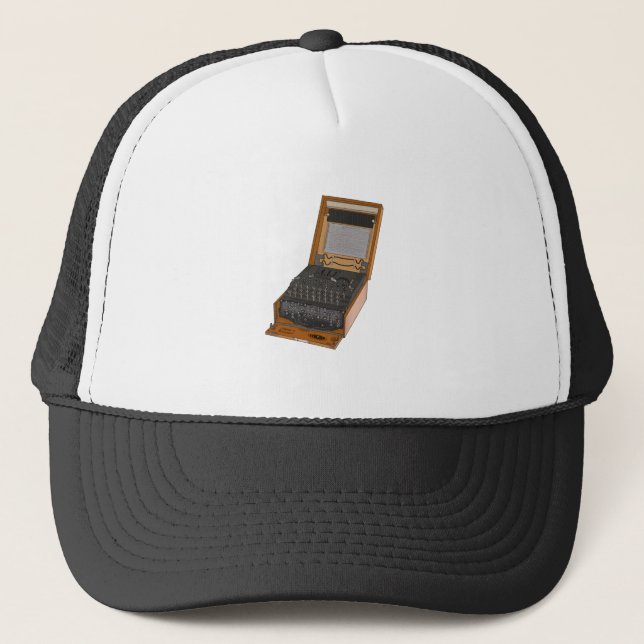 Enigma Machine Trucker Hat (Front)
