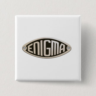 ENIGMA. WWII, CODE BREAKERS, LOGO. 15 CM SQUARE BADGE