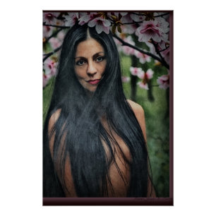 Enigmatic Beauty Poster