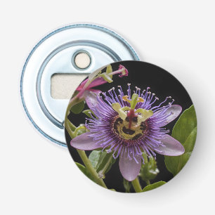 Enigmatic Beauty: the Purple Passion Flower Bottle Opener
