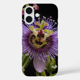 Enigmatic Beauty: the Purple Passion Flower iPhone 16 Case