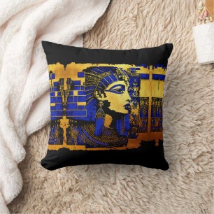 Enigmatic Egyptian Pharaonic Manuscripts Cushion