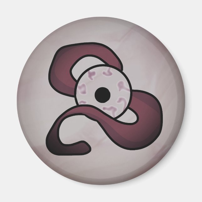 Enigmatic Entwined Eye Magnet (Front)