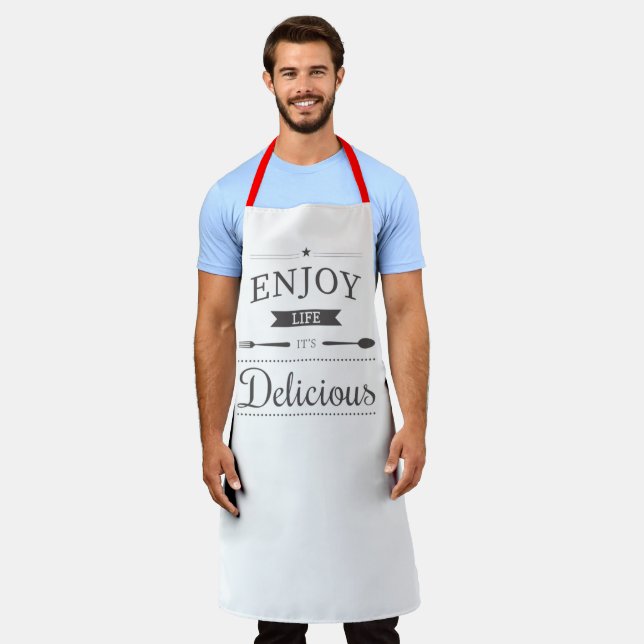 Enjot Life Is Delicious Apron (Worn)