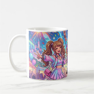 "Enjoy a Year in Osaka with Three Cheerful & Styli Coffee Mug