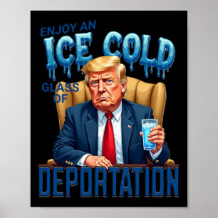 Enjoy An Ice Cold Gl Of Deportation Pro Immigratio Poster