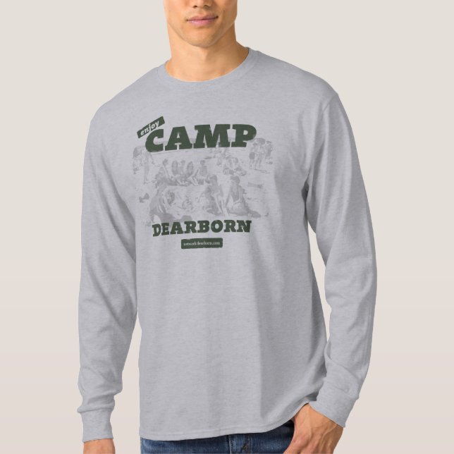 Enjoy Camp Dearborn Mens LS Tee (Front)