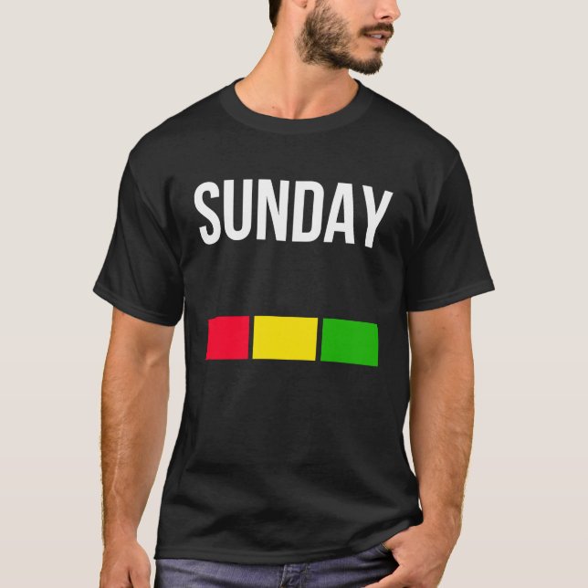 Enjoy Cool Sunday Mood Illustration  Graphic Desig T-Shirt (Front)