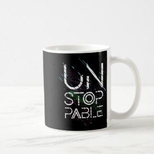 Enjoy Cool Unstoppable, Motivational Graphic Quote Coffee Mug