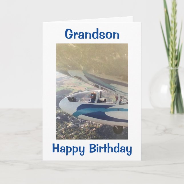 ENJOY DAY & DOING WHAT MAKES YOU HAPPY GRANDSON CARD (Front)