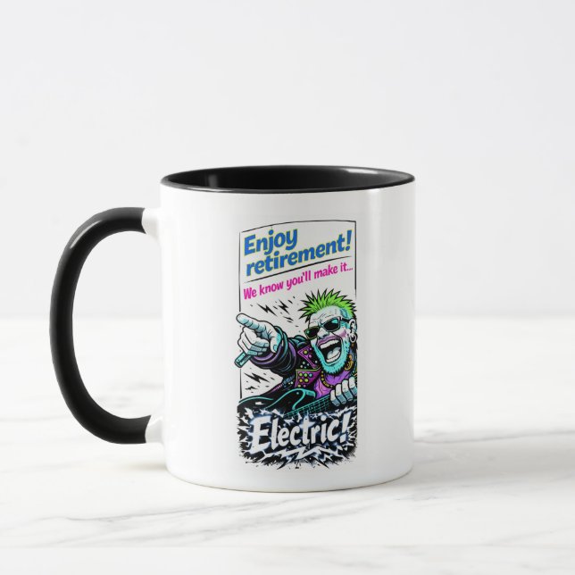 Enjoy Electric retirement! Mug (Left)