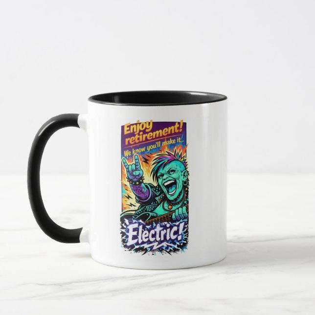 Enjoy Electric retirement! Mug (Left)