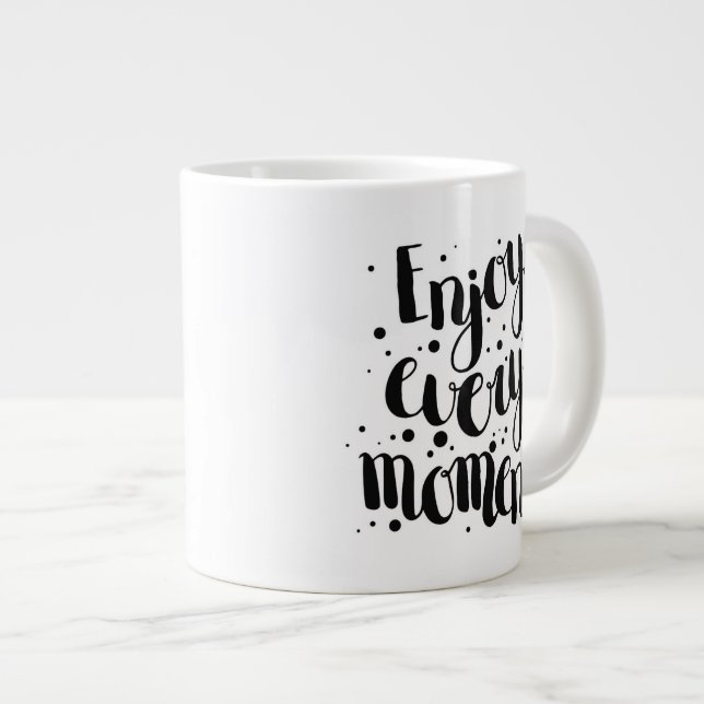 Enjoy Every Moment 2 Large Coffee Mug (Front Right)