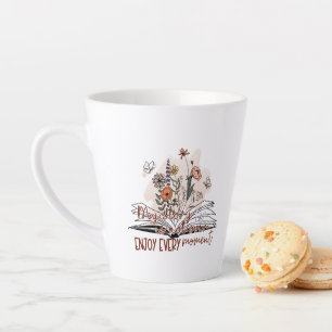 Enjoy Every Moment, Positive Message Latte Mug