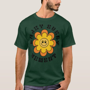 Enjoy Every Moment Retro Vintage Daisy Flower Moti T-Shirt