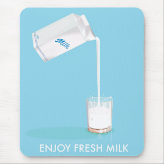 Enjoy Fresh Milk Vintage Commercial Mouse Pad