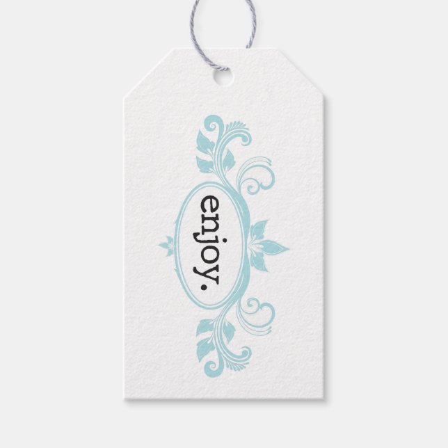 Enjoy Gift Tag (Front)
