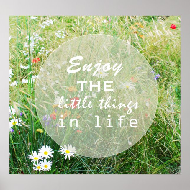 Enjoy life poster (Front)