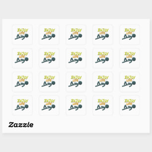 Enjoy Life Square Sticker