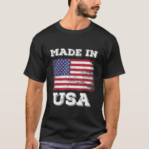 Enjoy Made In Usa With Usa Flag   Graphic Cool Des T-Shirt