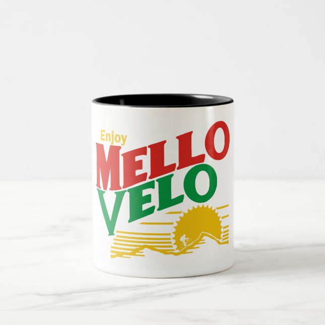 Enjoy Mello Velo Two-Tone Coffee Mug (Center)