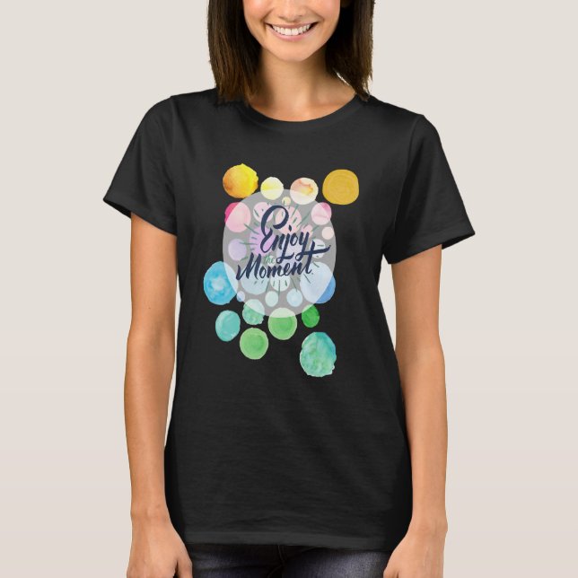 Enjoy Moment Pastel Inspire Love And Compassion T-Shirt (Front)