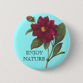 ENJOY NATURE 6 CM ROUND BADGE