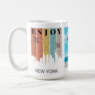 ENJOY NEWYORK, buildings, Travelling Photo Coffee Mug