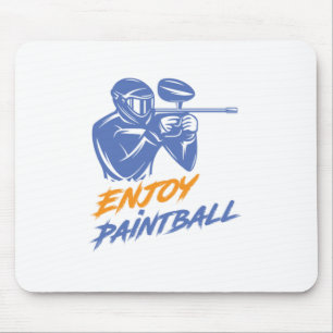 Enjoy Paintball Colour Balls Paintball Marker Gift Mouse Pad