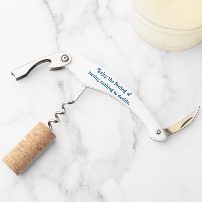 Enjoy quote corkscrew (Front)
