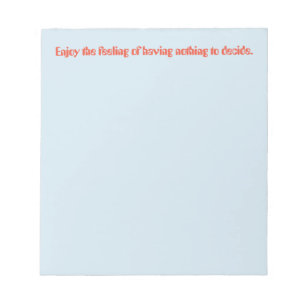 Enjoy quote notepad